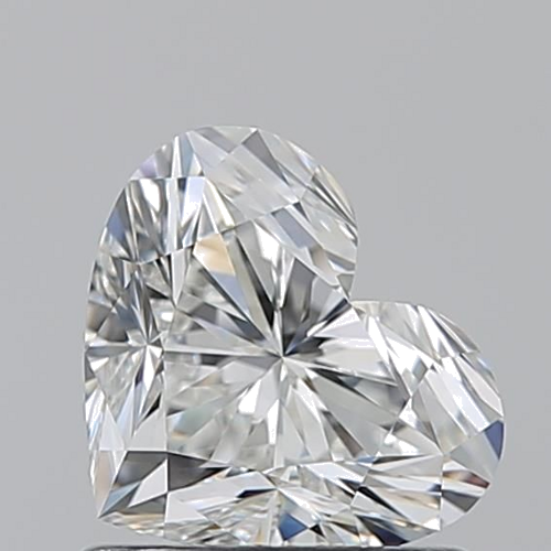 1.01 carat G-VVS2 Natūralus Heart Deimantas (1)