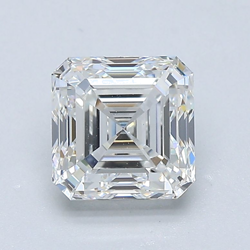 1.6 carat F-VVS2 Natūralus Asscher Deimantas (1)