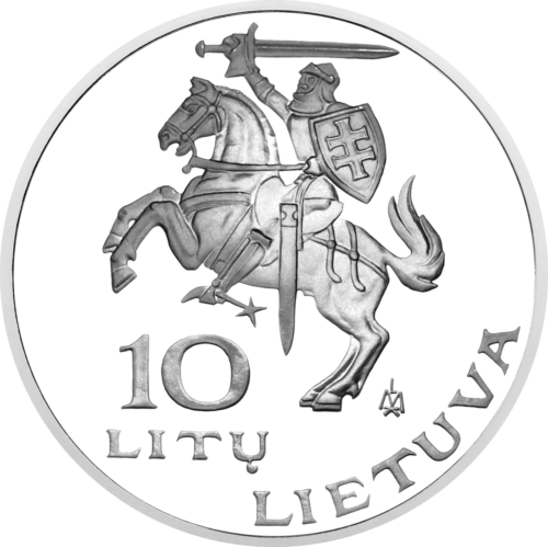 1995 Lithuania World Lithuanians Sports Games 10 Litas coin (2)