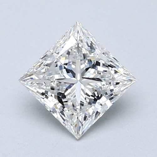 1.3 carat G-VS2 Natūralus Princess Deimantas (1)