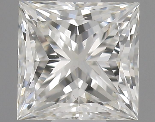 0.37 carat I-VS2 Natūralus Princess Deimantas (1)