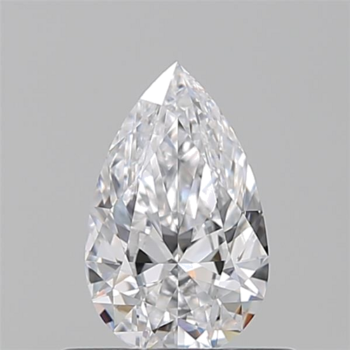 0.5 carat D-VS1 Natūralus Pear Deimantas (1)