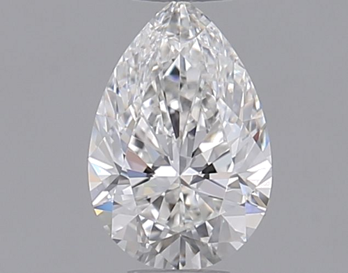 0.4 carat F-VVS2 Natūralus Pear Deimantas (1)