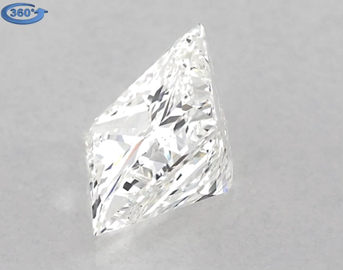 1.7 carat I-VS1 Natūralus Princess Deimantas (1)