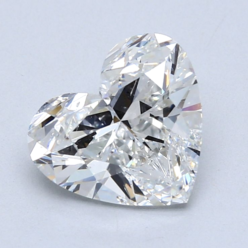 2.51 carat F-SI2 Natūralus Heart Deimantas (1)