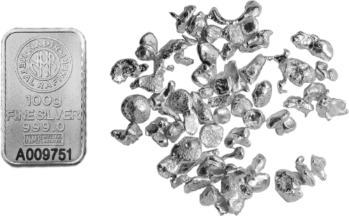 50 g 99.9% silver granules (6)