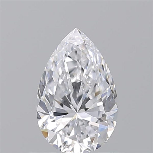 0.7 carat D-VS1 Natūralus Pear Deimantas (1)