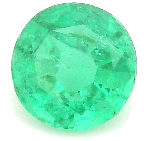 0.27 carat GREEN Round Smaragdas (1)