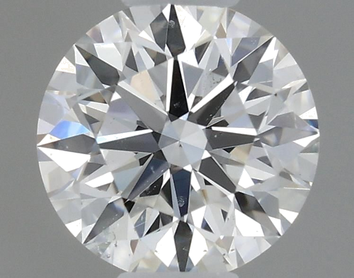 0.42 carat F-SI1 Excellent cut Natūralus Round Deimantas (1)