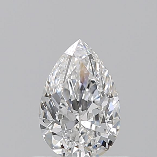 0.58 carat E-VVS2 Natūralus Pear Deimantas (1)