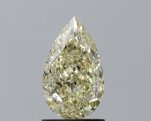 1.6 carat Fancy Light Brownish Yellow-VS1 Natūralus Pear Deimantas (1)