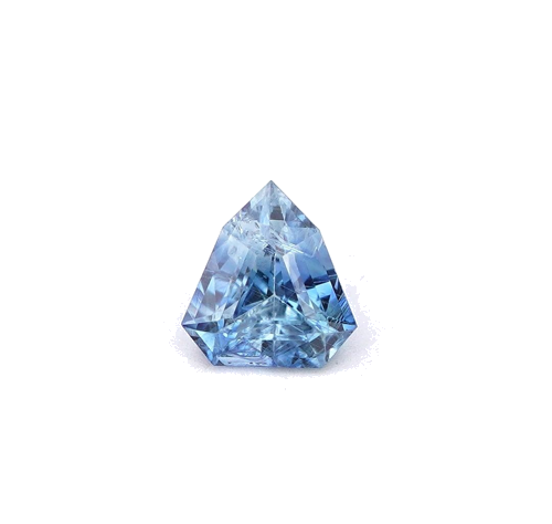 0.67 carat BLUE Trilliant Safyras (1)