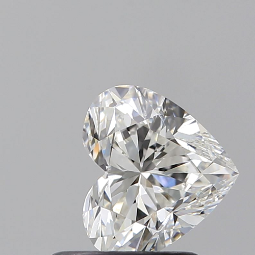 0.9 carat H-SI1 Natūralus Heart Deimantas (1)