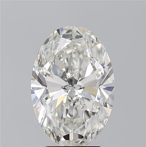 4.01 carat G-SI1 Natūralus Oval Deimantas (1)