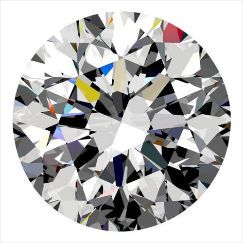 0.3 carat G-VS2 GD cut Natūralus Round Deimantas (1)