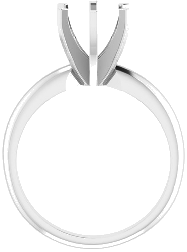 Sužadėtuvių Žiedas „Light Solitaire“ 585 Baltojo Aukso Round 7.3mm x 7.7mm (2)