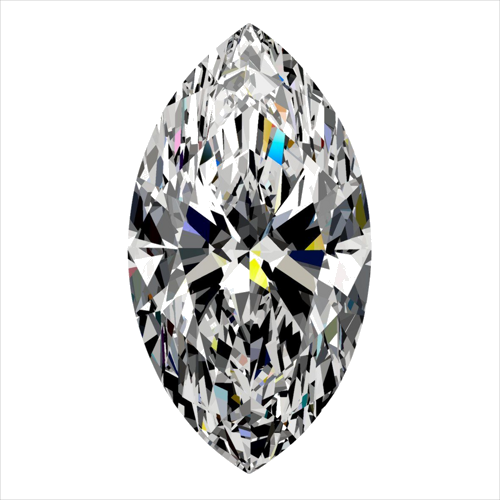 0.4 carat F-VVS1 Natūralus Marquise Deimantas (1)