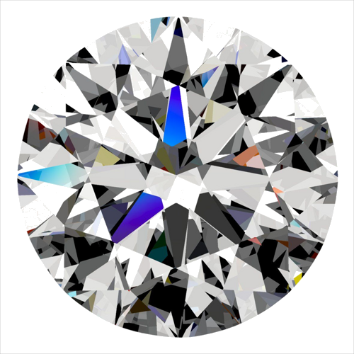 0.3 carat F-VVS2 Excellent cut Natūralus Round Deimantas (1)