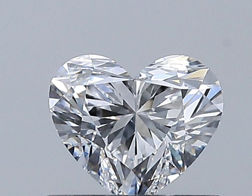 0.5 carat D-VS2 Natūralus Heart Deimantas (1)