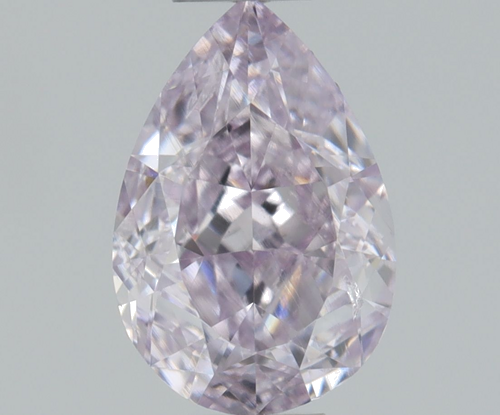0.4 carat Fancy Light Purplish Pink-SI1 Natūralus Pear Deimantas (1)