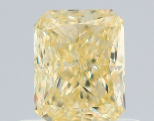 0.6 carat Fancy Light Yellow-VS1 Natūralus Radiant Deimantas (1)
