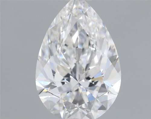 0.7 carat F-VVS1 Natūralus Pear Deimantas (1)