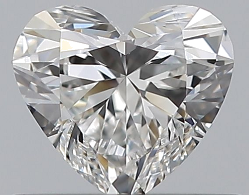 0.4 carat F-VS1 Natūralus Heart Deimantas (1)