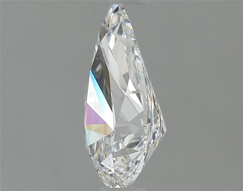 0.51 carat F-VVS2 Natūralus Pear Deimantas (1)