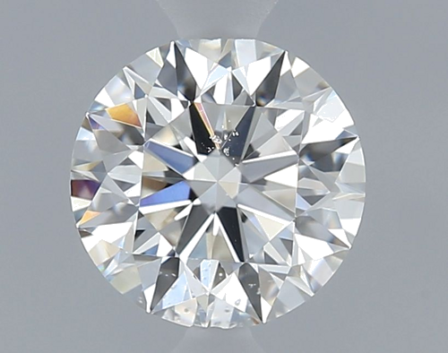 0.57 carat F-SI2 Excellent cut Natūralus Round Deimantas (1)