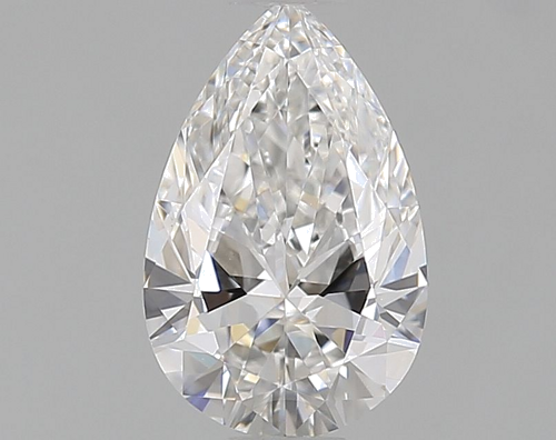 0.58 carat F-VVS1 Natūralus Pear Deimantas (1)