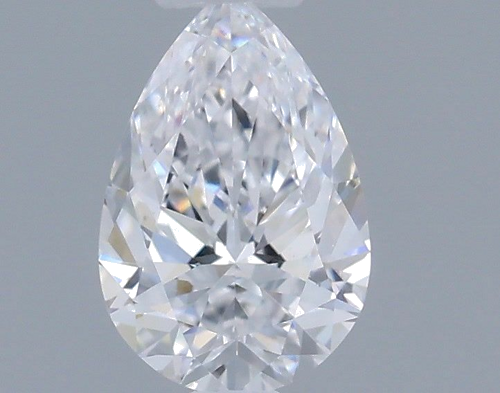 0.4 carat D-VS2 Natūralus Pear Deimantas (1)