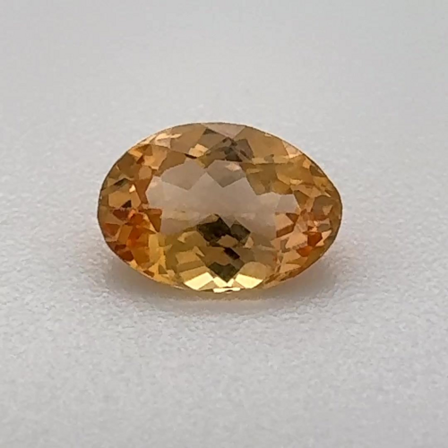 0.595 carat ORANGE Oval Topaz (1)