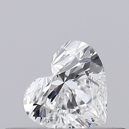 0.2 carat F-VVS2 Natūralus Heart Deimantas (1)
