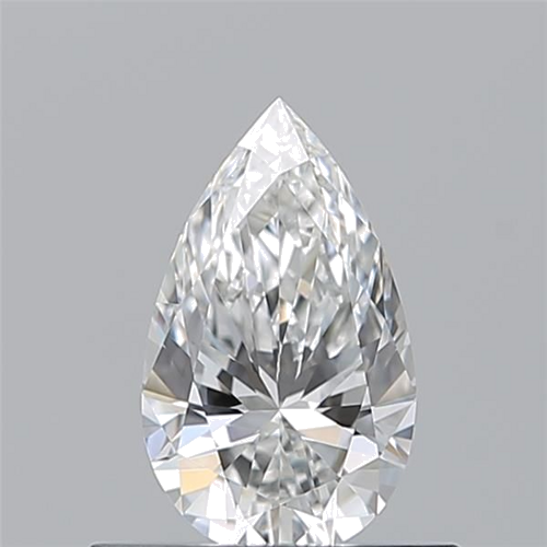 0.5 carat F-VVS1 Natūralus Pear Deimantas (1)