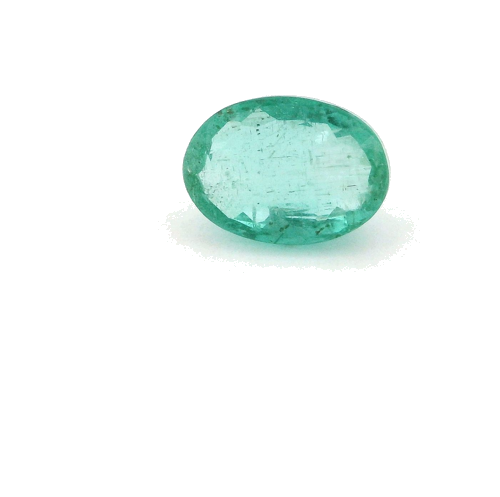 0.68 carat GREEN Oval Smaragdas (1)