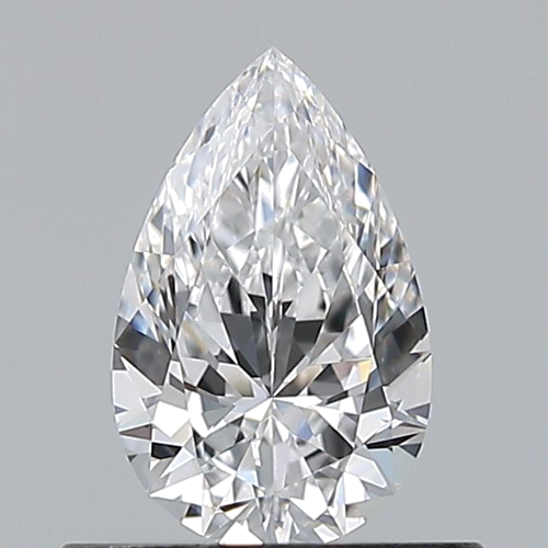 0.5 carat D-VVS2 Natūralus Pear Deimantas (1)