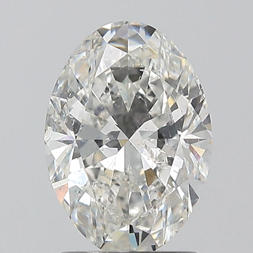 1.51 carat G-SI2 Natūralus Oval Deimantas (1)