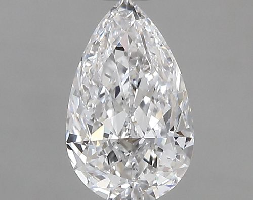 0.7 carat D-VS2 Natūralus Pear Deimantas (1)