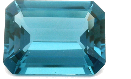 22.68 carat BLUE STEP cut Octagonal Topaz (1)