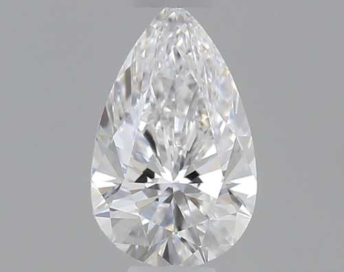 0.4 carat D-VVS1 Natūralus Pear Deimantas (1)