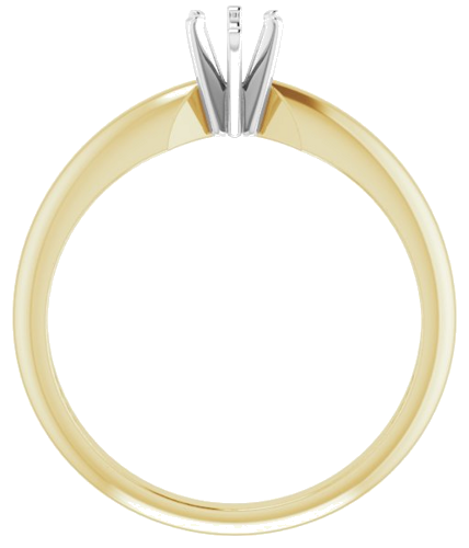 Sužadėtuvių Žiedas „Heavy Solitaire“ 585 Baltojo Ir Geltonojo Aukso Marquise 6mm x 3.5mm (2)