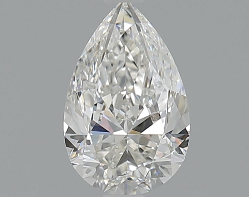 1.0 carat G-VS1 Natūralus Pear Deimantas (1)