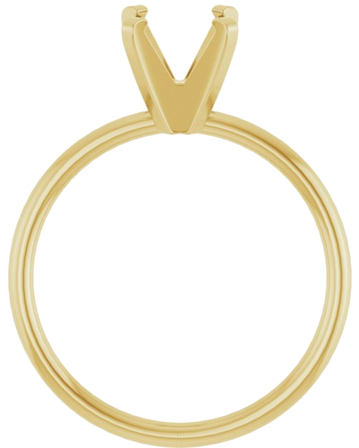 Sužadėtuvių Žiedas „Solitaire“ 14k yellow gold Round 7mm (2)