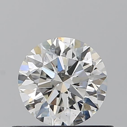 0.52 carat H-SI1 Excellent cut Natūralus Round Deimantas (1)