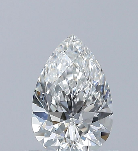 0.5 carat G-VS1 Natūralus Pear Deimantas (1)