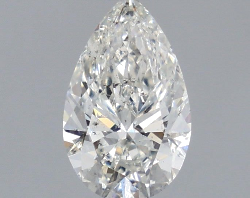 0.53 carat H-SI2 Natūralus Pear Deimantas (1)