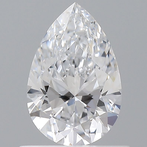 0.64 carat D-VVS2 Natūralus Pear Deimantas (1)