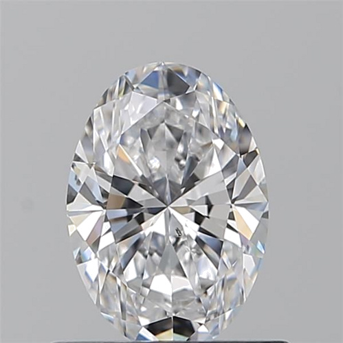 0.7 carat D-SI1 Natūralus Oval Deimantas (1)