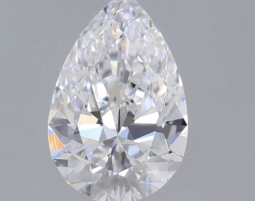 0.3 carat D-VS1 Natūralus Pear Deimantas (1)