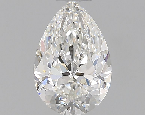 0.7 carat G-VS2 Natūralus Pear Deimantas (1)